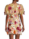 Rosalind Floral Applique Minidress