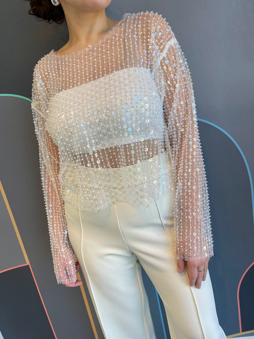 Celia Sequin Top