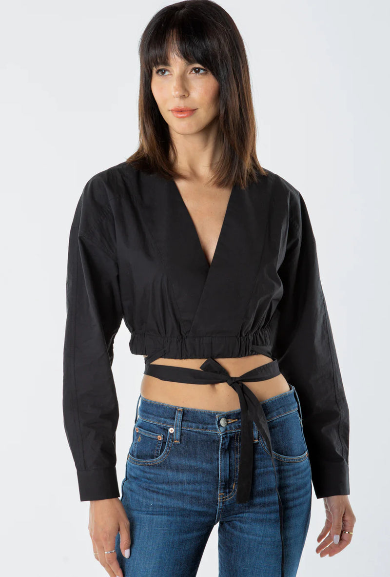 April Surplice Top