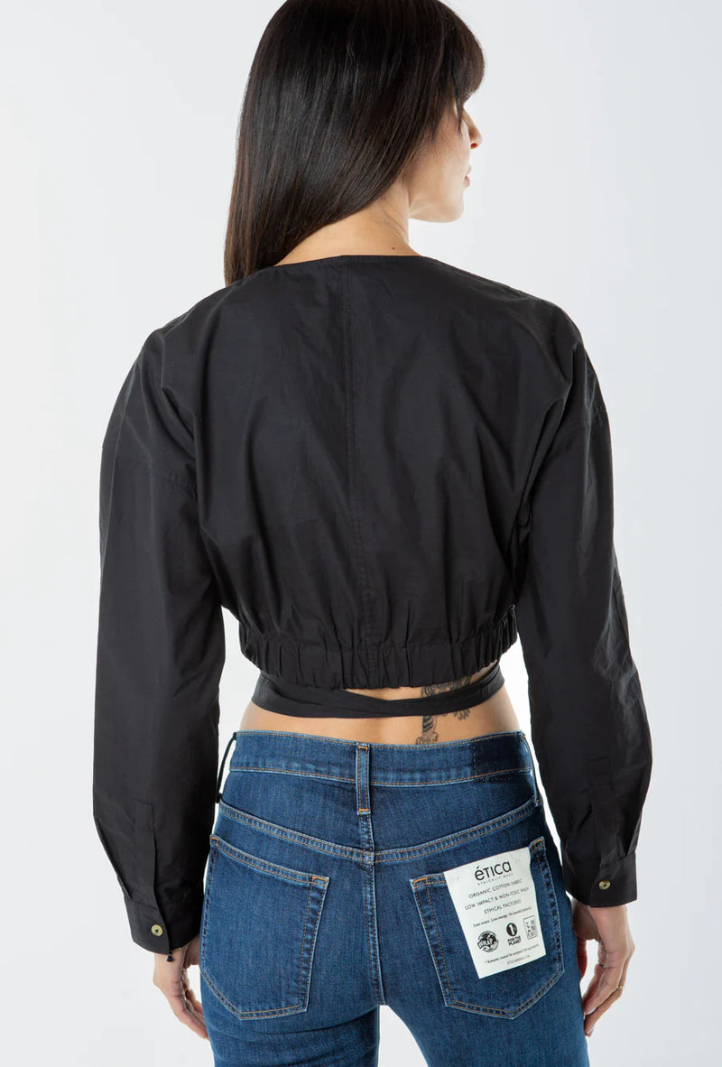 April Surplice Top
