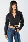 April Surplice Top