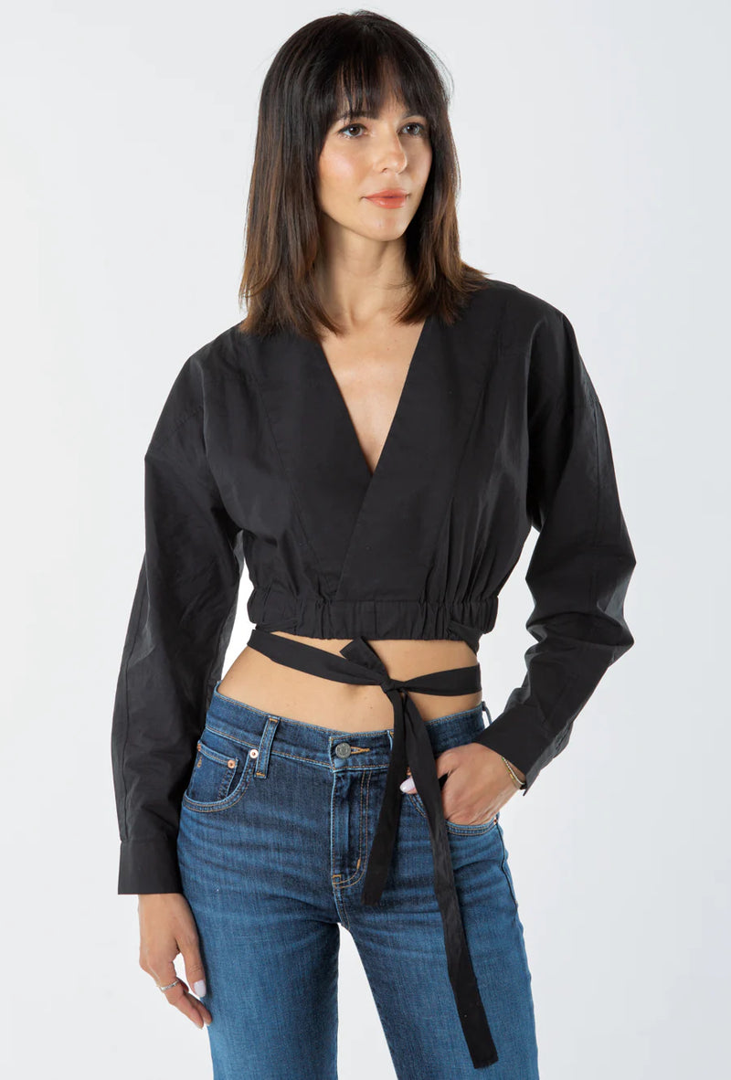 April Surplice Top