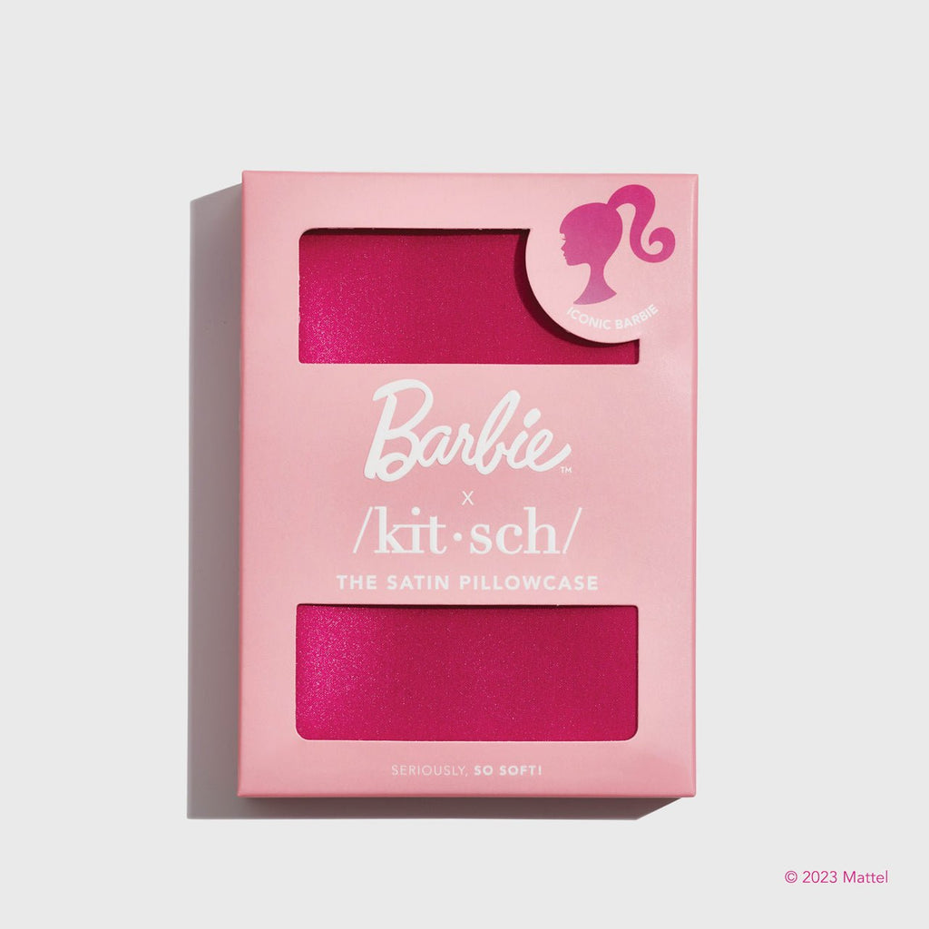 Barbie x Kitsch Satin Pillowcase - Iconic Barbie