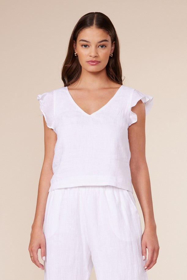 Ursa Ruffle Sleeve Top