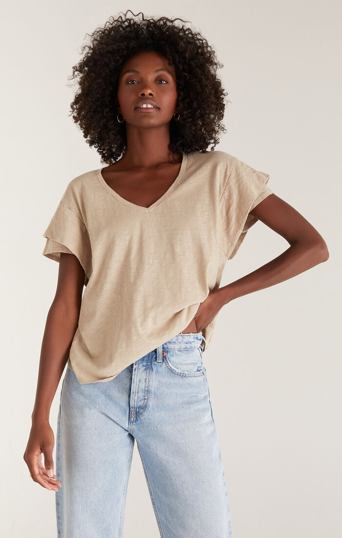 Adrina Slub Top