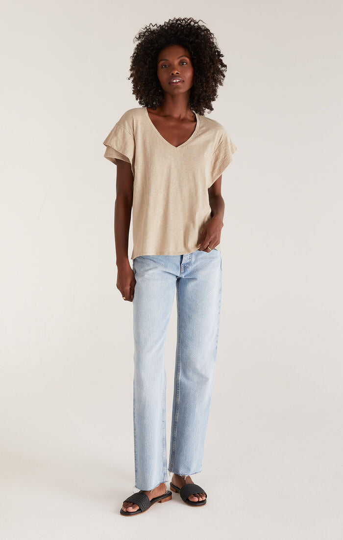 Adrina Slub Top
