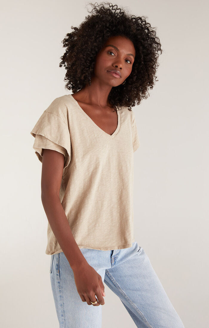 Adrina Slub Top