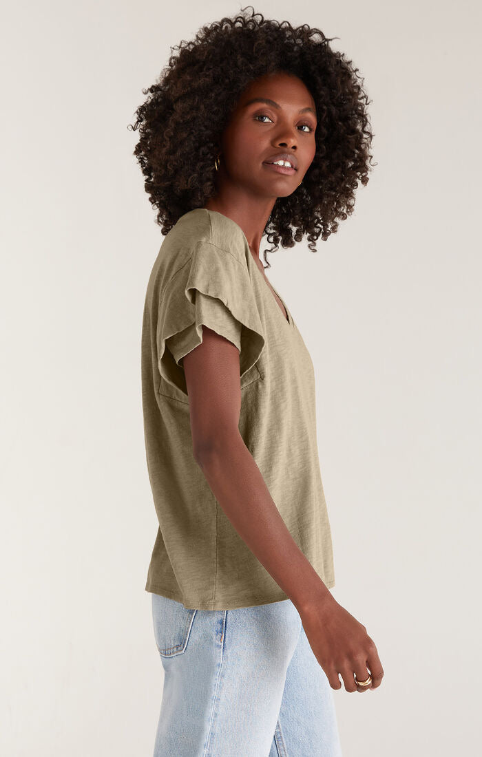 Adrina Slub Top