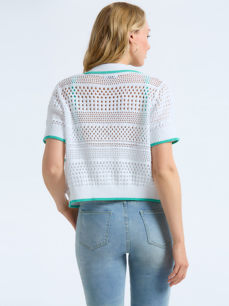 Esther Crochet Cardigan