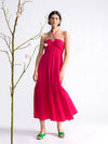 Tiered Halter Neck Dress