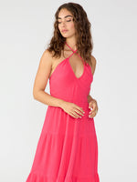 Tiered Halter Neck Dress