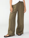 Smocked Wide Leg Pant