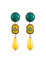 Nougat Long Earring