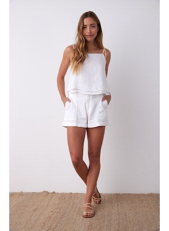 Layered Button Back Cami