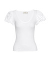 Nico Puff Sleeve V-neck Tee