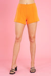 Topstitch High Waisted Short