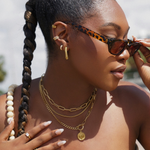 Stacie Toggle Chain Coin Necklace