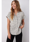Capsleeve Two Pocket Button Down