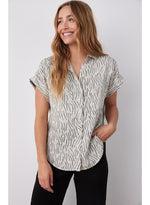 Capsleeve Two Pocket Button Down
