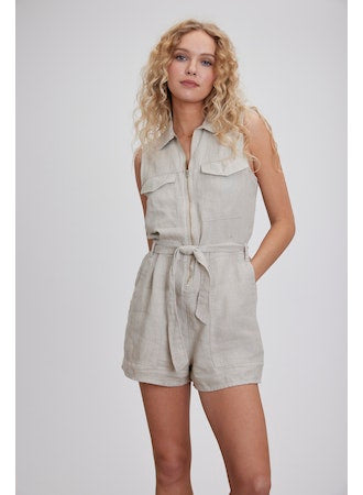 Zip Front Romper