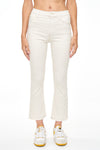 Lennon High Rise Crop Boot - Sand Stone
