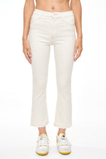 Lennon High Rise Crop Boot - Sand Stone