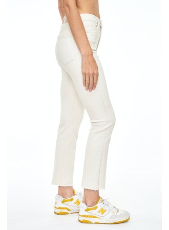 Lennon High Rise Crop Boot - Sand Stone