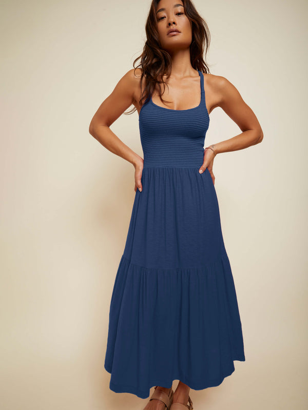 Penelope Cross Back Midi Dress