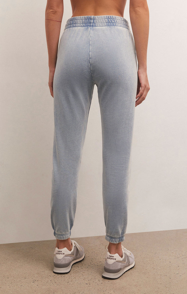 Slim Knit Denim Jogger