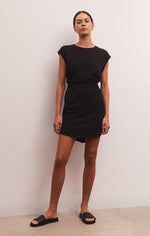 Rowan Textured Knit Dress - Black