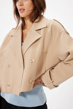 Cropped Mini Trench