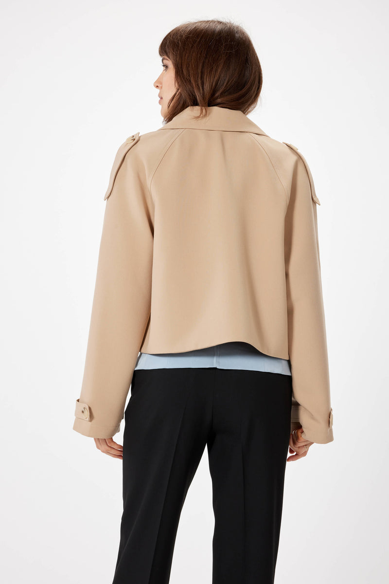Cropped Mini Trench