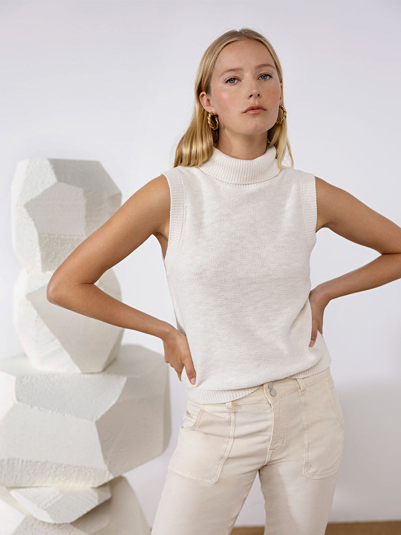 Keep It Easy Mock Neck Top