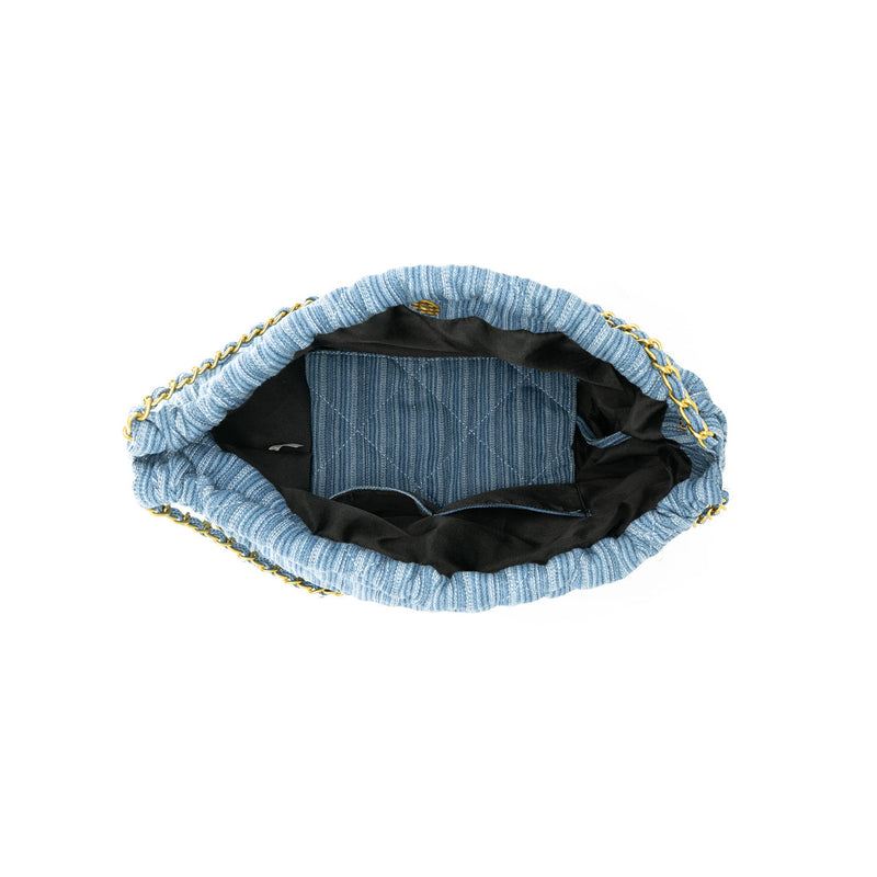 Denim Quilted Handbag