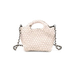 Micro Woven Tote Bag