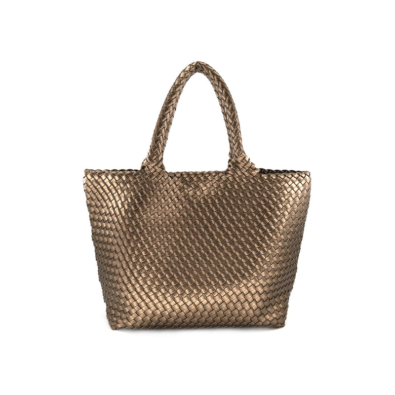 The Double Handle Woven Tote