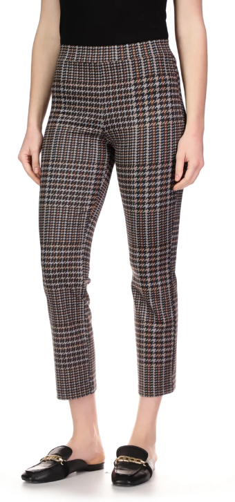 Carnaby Kick Crop - Cappuccino Glen Plaid