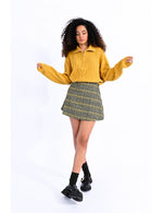 Mini Plaid Skirt