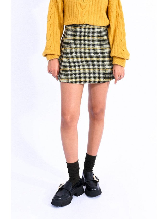 Mini Plaid Skirt