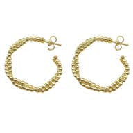 Thin Twisted Hoop Earring