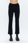 Lennon High Rise Crop Boot - Dark Vinyl
