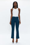 Lennon High Rise Crop Boot - Coated Atlas