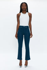 Lennon High Rise Crop Boot - Coated Atlas