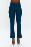 Lennon High Rise Crop Boot - Coated Atlas