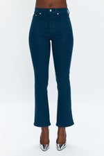 Lennon High Rise Crop Boot - Coated Atlas