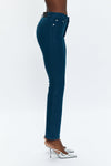 Lennon High Rise Crop Boot - Coated Atlas