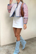 Printed Padded Coat