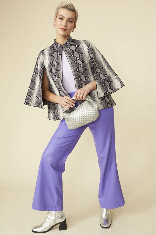 Snake Print Cape