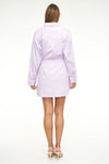 Layla Cinched Waist Dress-Iris