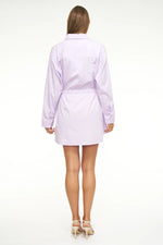 Layla Cinched Waist Dress-Iris